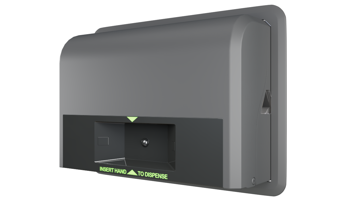 Automatic Toilet Paper Dispenser | Double-Roll (Curved)