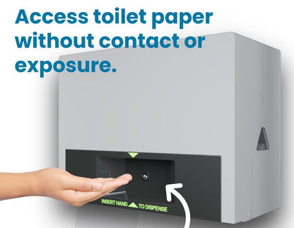 Automatic Touchless Toilet Paper Dispenser | Double-Roll (Square)