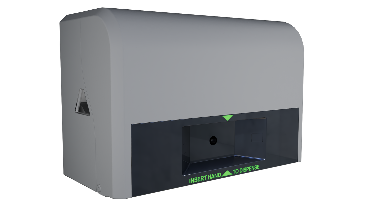 Automatic Toilet Paper Dispenser | Double-Roll (Curved)