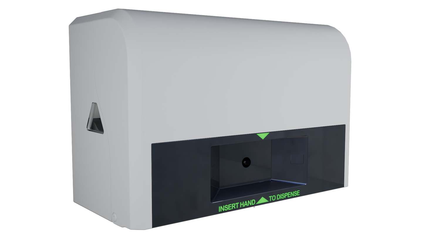 Automatic Toilet Paper Dispenser | Double-Roll (Curved)