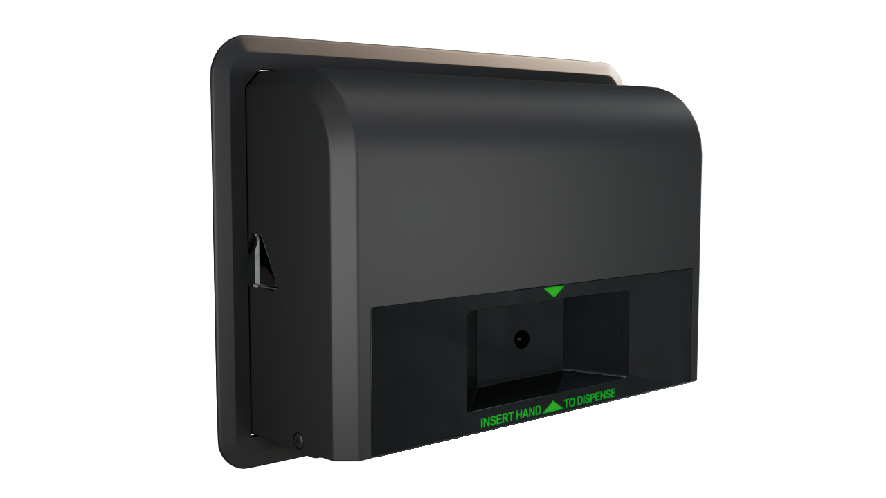 Automatic Toilet Paper Dispenser | Double-Roll (Curved)