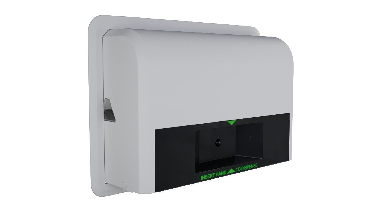 Automatic Toilet Paper Dispenser | Double-Roll (Curved)