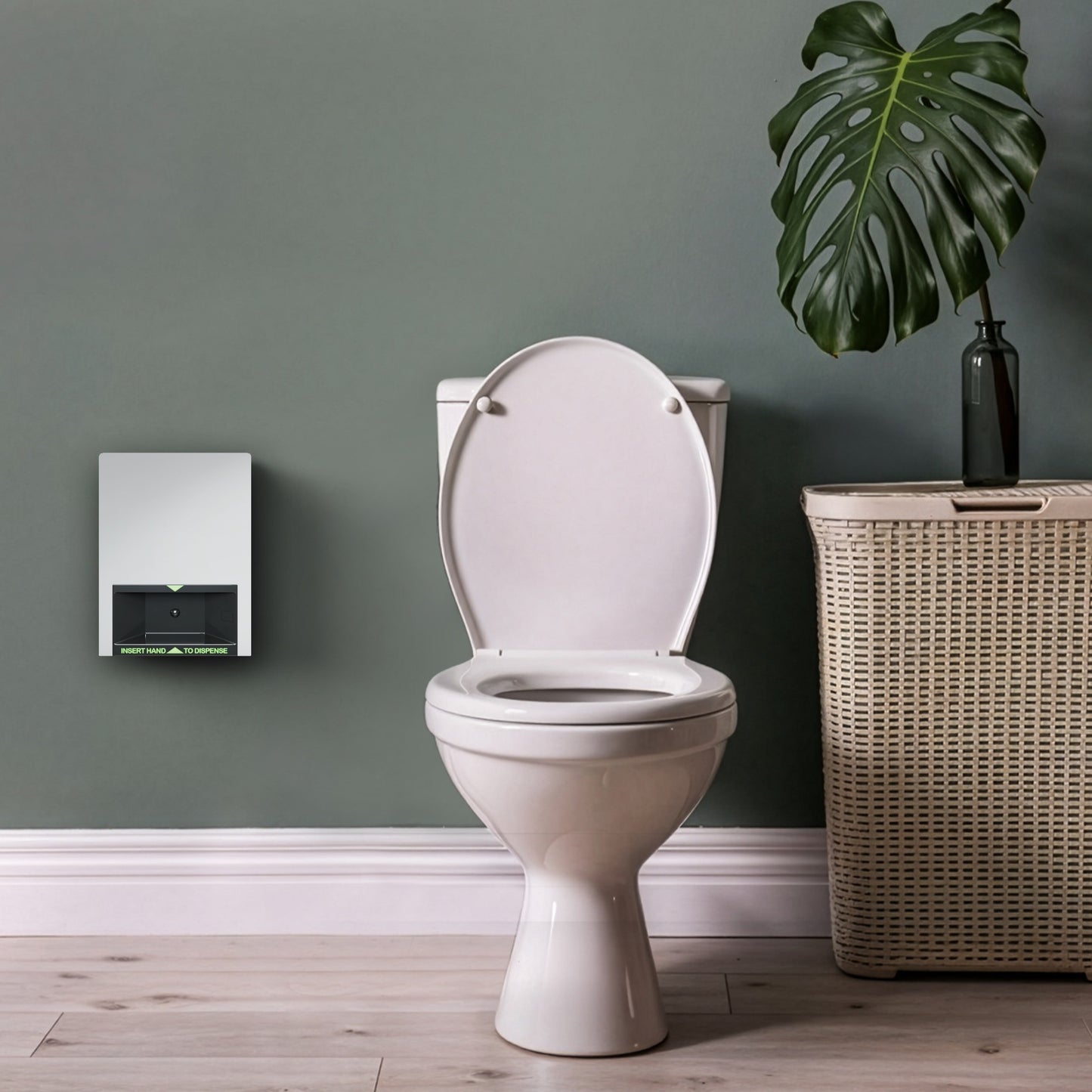 Automatic Touchless Toilet Paper Dispenser | Single Roll (Square)
